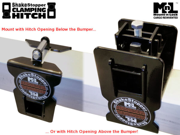 ShakeStopper™ 2-Inch Clamping Hitch for 4.0-Inch Square RV Bumpers