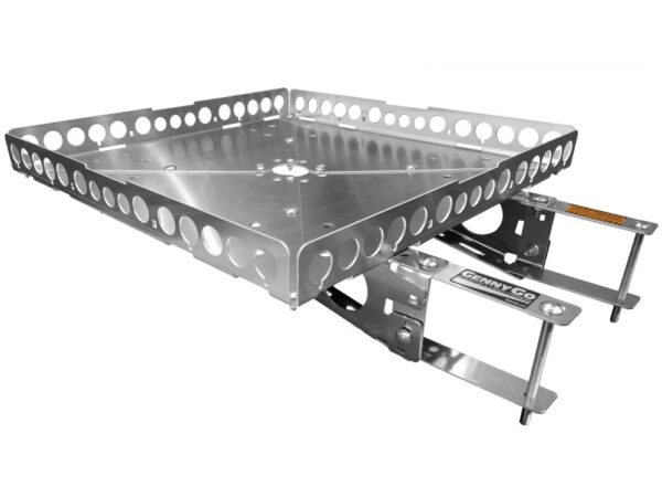 GennyGo™ RevX2 RV Bumper-Mounted Generator & Cargo Carrier Tray Kit (Aluminum)