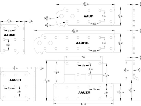 HEAVY-HAUL’R™ RV Bumper Frame Extension and Riser Brackets