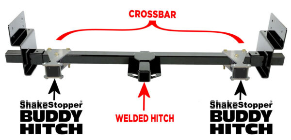 ShakeStopper® BuddyHitch™ Clamping Hitch for 2.5-Inch Hitch